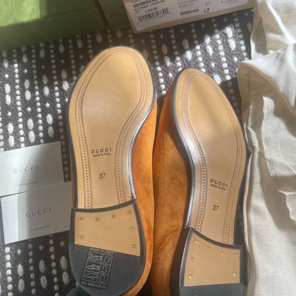 NWT GUCCI JORDAAN SUEDE LOAFER - Picture 7 of 12